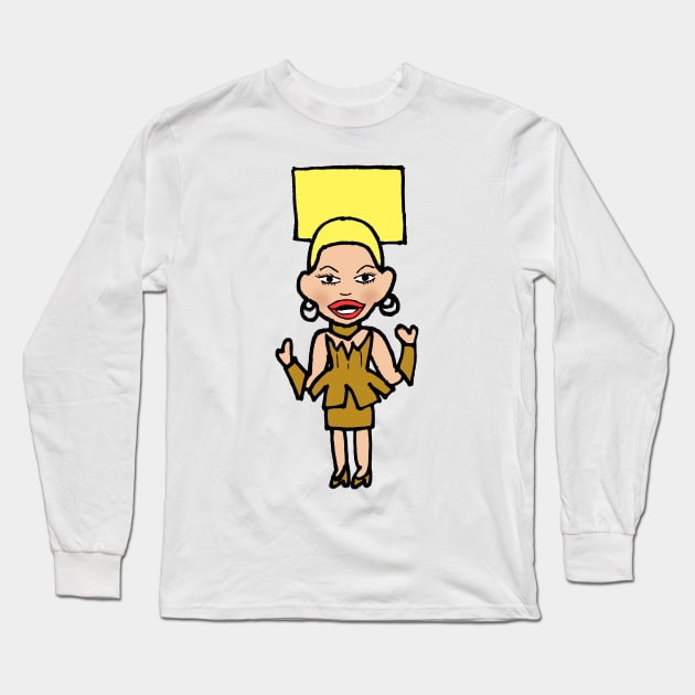 Miz Cracker - Junglhouse Chibi Long Sleeve T-Shirt by Brian K